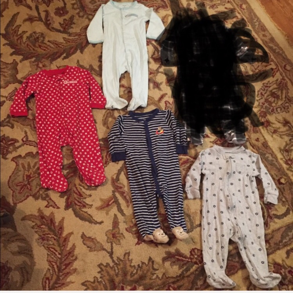 4 piece 6-9mo boys pjs
